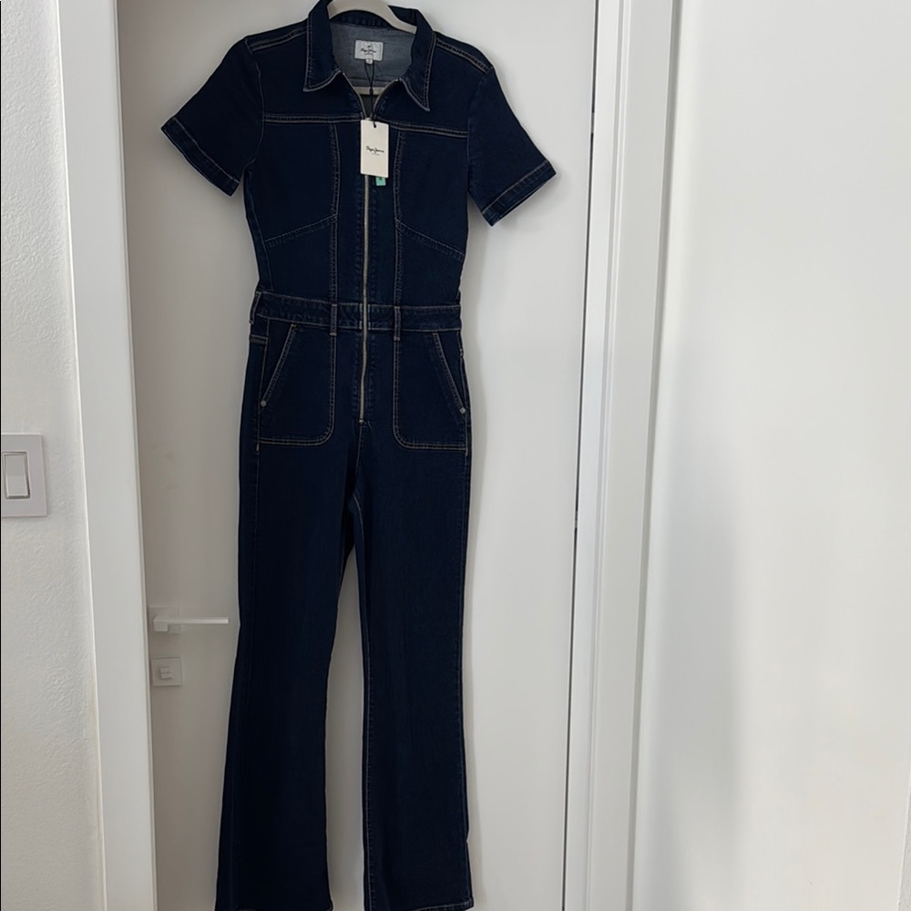 BNWT PEPE LONDON DENIM JUMPSUIT